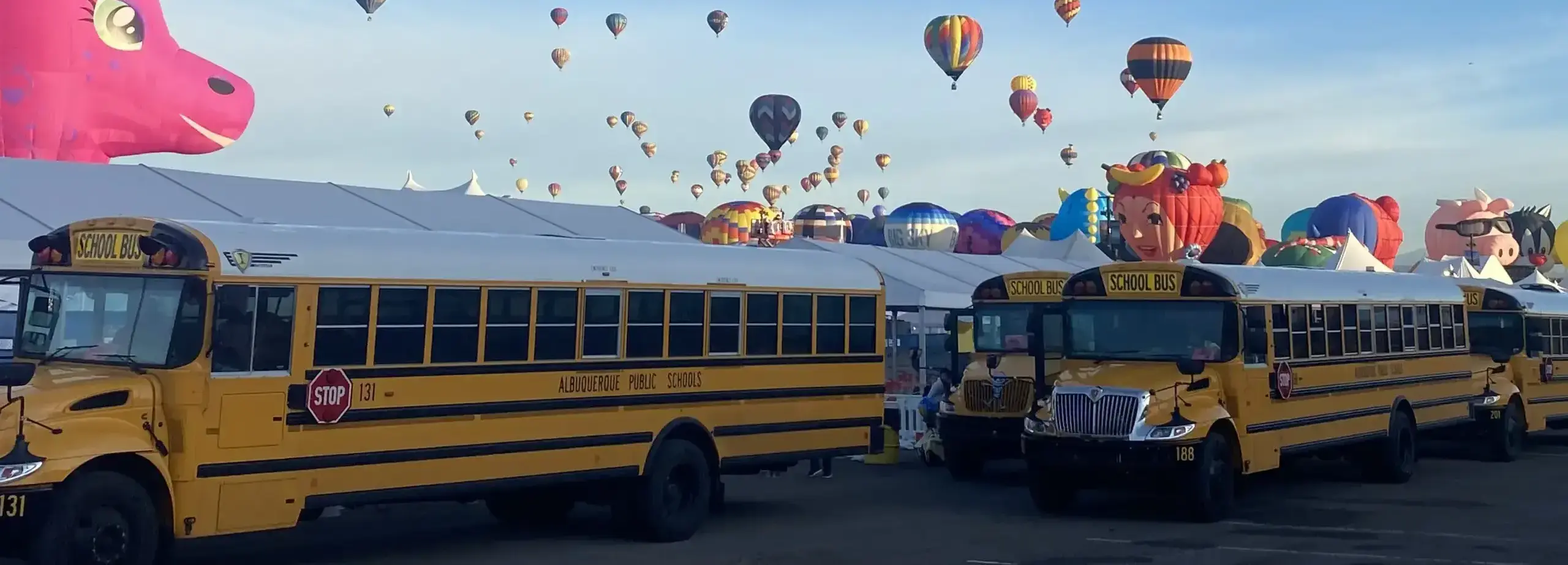 Buses and balloons