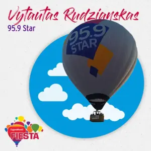 A hot air balloon with