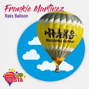 A colorful hot air balloon with