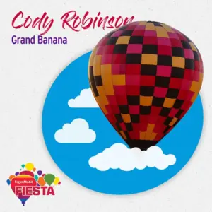 A colorful hot air balloon illustration with