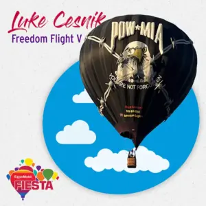 A hot air balloon with a