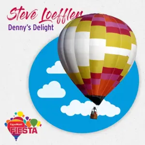 A colorful hot air balloon labeled