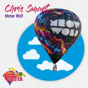 A colorful hot air balloon with